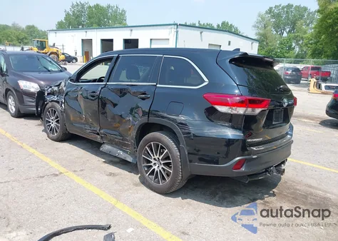 2018 Toyota Highlander Se из США, поврежденный, VIN 5TDJZRFH6JS496061